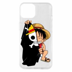 Чехол для iPhone 14 One piece chibi Luffy - PrintSalon
