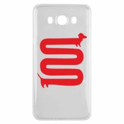 Чехол для Samsung J7 2016 оооочень длинная такса - PrintSalon