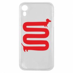 Чехол для iPhone XR оооочень длинная такса - PrintSalon