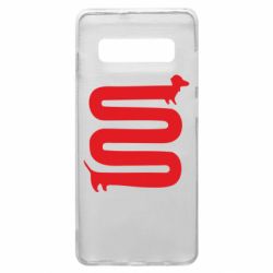 Чехол для Samsung S10+ оооочень длинная такса - PrintSalon