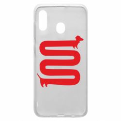 Чехол для Samsung A30 оооочень длинная такса - PrintSalon