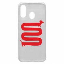 Чехол для Samsung A40 оооочень длинная такса - PrintSalon