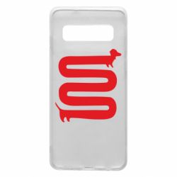Чехол для Samsung S10 оооочень длинная такса - PrintSalon