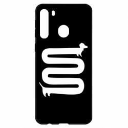 Чехол для Samsung A21 оооочень длинная такса - PrintSalon