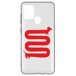 Чехол для Samsung A21s оооочень длинная такса - PrintSalon