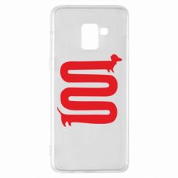 Чехол для Samsung A8+ 2018 оооочень длинная такса - PrintSalon