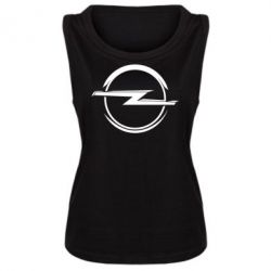 Женская майка Opel Log - PrintSalon