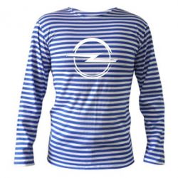 Тельняшка с длинным рукавом Opel Log - PrintSalon