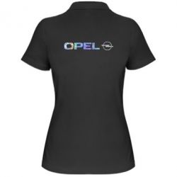 Женское поло Opel Logo Голограмма - PrintSalon