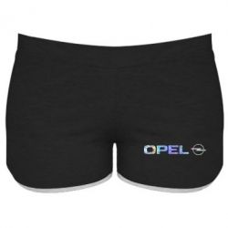 Женские шорты Opel Logo Голограмма - PrintSalon