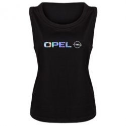 Женская майка Opel Logo Голограмма - PrintSalon