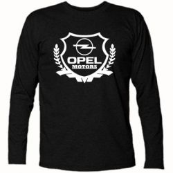 Футболка с длинным рукавом Opel motors - PrintSalon