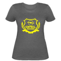 Женская футболка Opel motors - PrintSalon