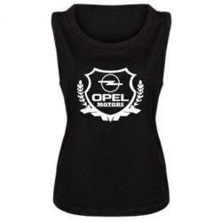 Женская майка Opel motors - PrintSalon