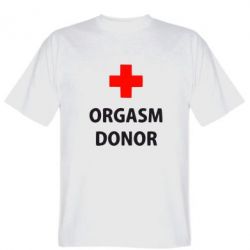 Мужская футболка Stedman Orgasm Donor - PrintSalon
