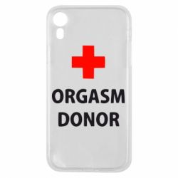 Чехол для iPhone XR Orgasm Donor - PrintSalon