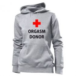 Женское худи Orgasm Donor