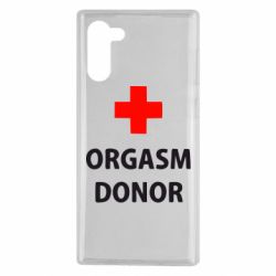 Чехол для Samsung Note 10 Orgasm Donor - PrintSalon