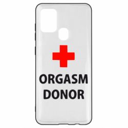 Чехол для Samsung A21s Orgasm Donor - PrintSalon