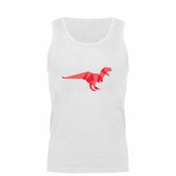 Мужская майка Origami dinosaur - PrintSalon