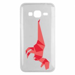 Чехол для Samsung J3 2016 Origami dinosaur - PrintSalon