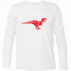 Футболка с длинным рукавом Origami dinosaur - PrintSalon