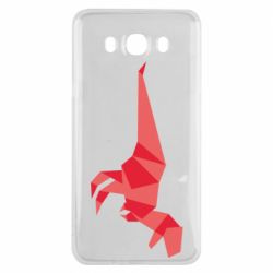 Чехол для Samsung J7 2016 Origami dinosaur - PrintSalon
