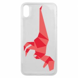 Чехол для iPhone Xs Max Origami dinosaur - PrintSalon