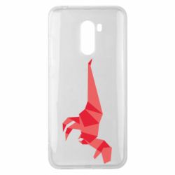 Чехол для Xiaomi Pocophone F1 Origami dinosaur - PrintSalon
