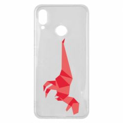Чехол для Huawei P Smart Plus 2018 Origami dinosaur - PrintSalon