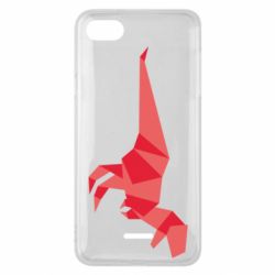 Чехол для Xiaomi Redmi 6A Origami dinosaur - PrintSalon