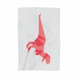 Рушник з принтом Origami dinosaur