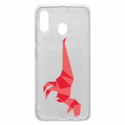Чехол для Samsung A20 Origami dinosaur - PrintSalon