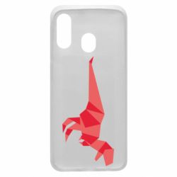 Чехол для Samsung A40 Origami dinosaur - PrintSalon