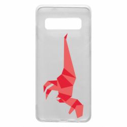 Чехол для Samsung S10 Origami dinosaur - PrintSalon