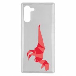 Чехол для Samsung Note 10 Origami dinosaur - PrintSalon