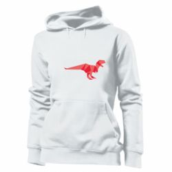 Женское худи Origami dinosaur - PrintSalon