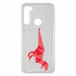 Чехол для Xiaomi Redmi Note 8 Origami dinosaur - PrintSalon