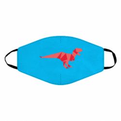 Маска многоразовая Origami dinosaur - PrintSalon