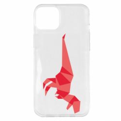 Чехол для iPhone 14 Plus Origami dinosaur - PrintSalon