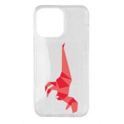 Чехол для iPhone 14 Pro Max Origami dinosaur - PrintSalon