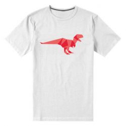 Мужская футболка премиум Origami dinosaur - PrintSalon