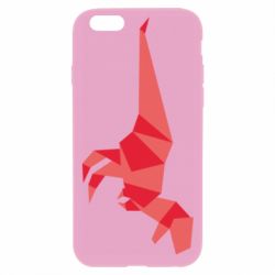 Чехол для iPhone 6 Plus/6S Plus Origami dinosaur - PrintSalon