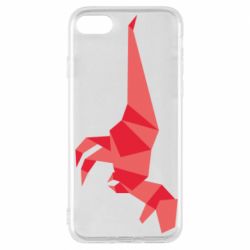 Чехол для iPhone 7 Origami dinosaur - PrintSalon