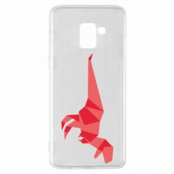 Чехол для Samsung A8+ 2018 Origami dinosaur - PrintSalon