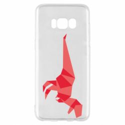 Чехол для Samsung S8 Origami dinosaur - PrintSalon