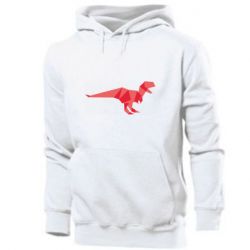 Мужское худи Origami dinosaur - PrintSalon