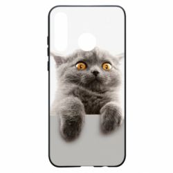 Чохол для Huawei P30 Lite Original gray cat - PrintSalon