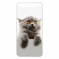 Чохол для Samsung A80 Original gray cat - PrintSalon
