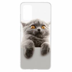 Чохол для Samsung S20+ Original gray cat - PrintSalon
